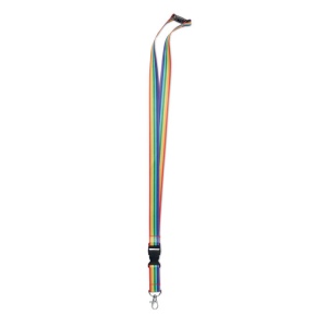 Lanyard en RPET arc-en-ciel - BOWYARD