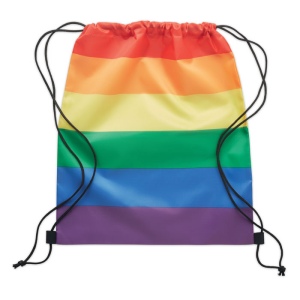 Sac à cordon arc-en-ciel  RPET - BOW 5