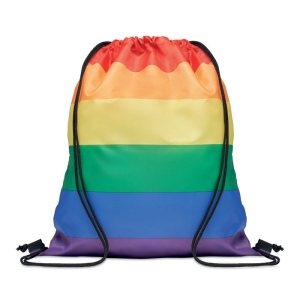 Sac à cordon arc-en-ciel  RPET - BOW 2