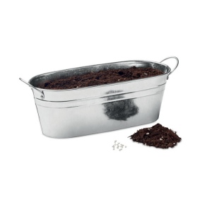 Bac en zinc &amp; herbes aromatique - MIX SEEDS 4