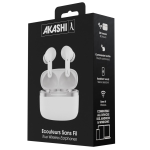 KENDO - ÉCOUTEURS PREMIUM SANS FIL BLUETOOTH BLANC 4