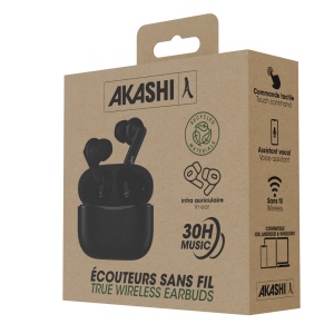 AKARI - ÉCOUTEURS SANS FIL BLUETOOTH NOIR 3