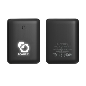 RAITO - BATTERIE DE SECOURS ULTRA SLIM RETRO-ÉCLAIRÉE 10 000 MAH NOIR 10