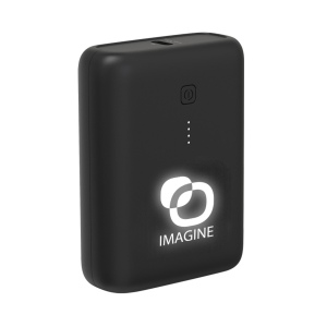 RAITO - BATTERIE DE SECOURS ULTRA SLIM RETRO-ÉCLAIRÉE 10 000 MAH NOIR