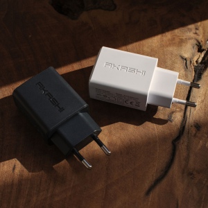 KAKUSHIN - PRISE SECTEUR GAN 20W USB TYPE-C PD + USB-A QC3.0 - BLANC 7