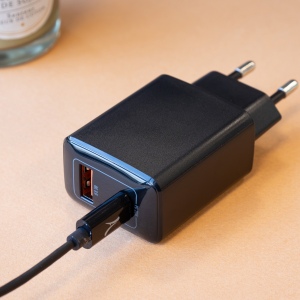 KAKUSHIN - PRISE SECTEUR GAN 20W USB TYPE-C PD + USB-A QC3.0 - NOIR 8