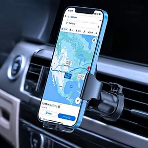 YUDOSHA - SUPPORT VOITURE AVEC CHARGE RAPIDE SANS FIL 15W ET 2 SYSTÈMES DE FIXATION 7