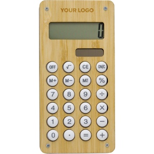 Calculatrice de poche en bambou Thomas 4