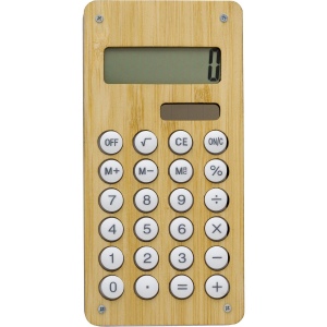 Calculatrice de poche en bambou Thomas 2