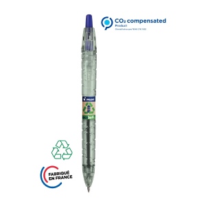 Stylo bille PILOT B2P Ecoball bleu ou noir (+ tampographie)