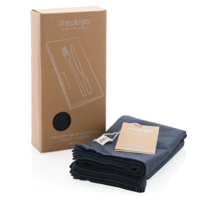 Set de 4 serviettes de table Ukiyo en rcotton 180gr Aware™ 25