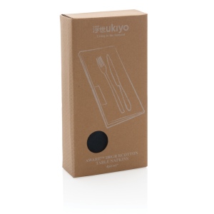 Set de 4 serviettes de table Ukiyo en rcotton 180gr Aware™ 26