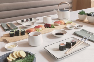 Set de 4 serviettes de table Ukiyo en rcotton 180gr Aware™ 32