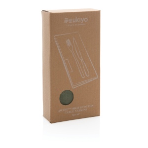 Set de 4 serviettes de table Ukiyo en rcotton 180gr Aware™ 38
