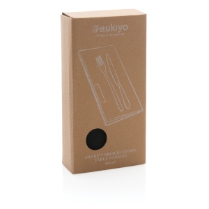 Set de 4 serviettes de table Ukiyo en rcotton 180gr Aware™ 12