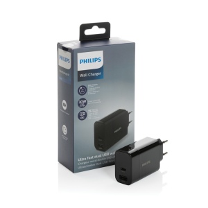 Chargeur Mural Philips, USB 30W Ultra Rapide 9