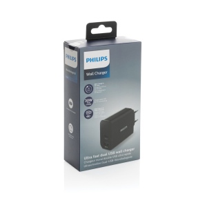 Chargeur Mural Philips, USB 30W Ultra Rapide 10