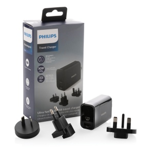Chargeur USB de Voyage Philips, USB 30W Ultra Rapide 9