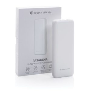 Powerbank 20.000 mAh 18W Pd Urban Vitamin Pasadena 20