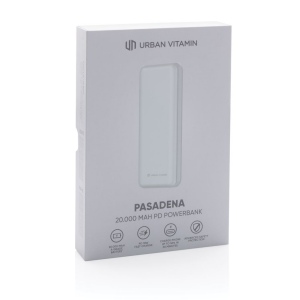Powerbank 20.000 mAh 18W Pd Urban Vitamin Pasadena 21