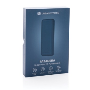 Powerbank 20.000 mAh 18W Pd Urban Vitamin Pasadena 32