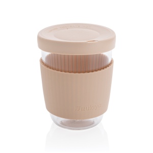 Verre 360ml avec couvercle et manchon en silicone Ukiyo 3