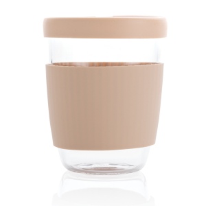 Verre 360ml avec couvercle et manchon en silicone Ukiyo 7