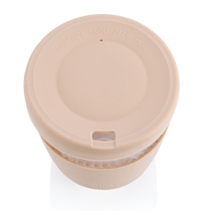 Verre 360ml avec couvercle et manchon en silicone Ukiyo 8