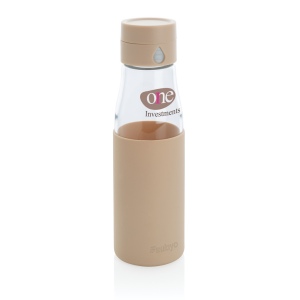 Bouteille en verre 600ml avec compteur d'hydradation Ukiyo 7