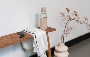 Bouteille en verre 600ml avec compteur d'hydradation Ukiyo 9