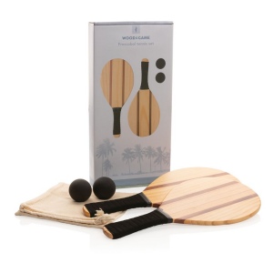 Set de raquettes frescobol en bois 8