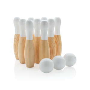 Jeu de quilles en bois 3