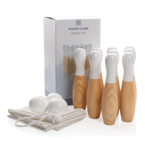Jeu de quilles en bois 9