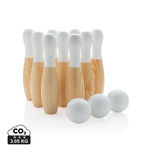 Jeu de quilles en bois 2
