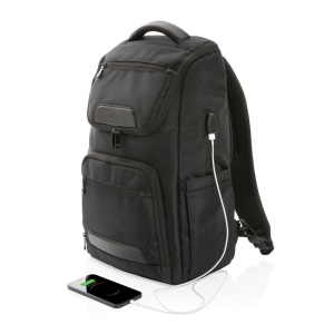 Sac à dos ordinateur Swiss Peak Voyager en rPET AWARE™ 10