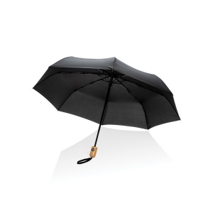 Parapluie 21" automatique rPET 190T et bambou Impact AWARE™ 7