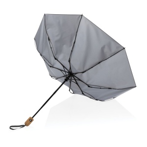 Parapluie 21" automatique rPET 190T et bambou Impact AWARE™ 17