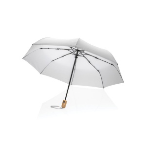 Parapluie 21" automatique rPET 190T et bambou Impact AWARE™ 25