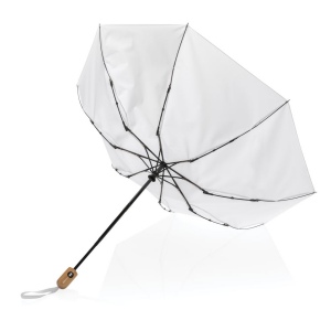 Parapluie 21" automatique rPET 190T et bambou Impact AWARE™ 27