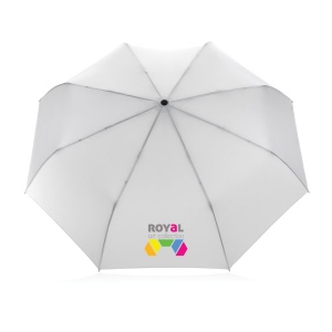 Parapluie 21" automatique rPET 190T et bambou Impact AWARE™ 32