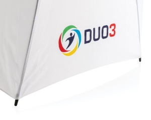 Parapluie 21" automatique rPET 190T et bambou Impact AWARE™ 33