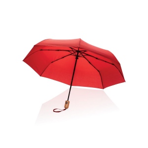 Parapluie 21" automatique rPET 190T et bambou Impact AWARE™ 34