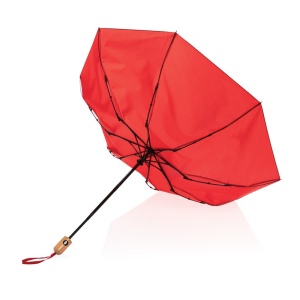 Parapluie 21" automatique rPET 190T et bambou Impact AWARE™ 36