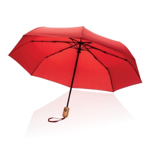 Parapluie 21" automatique rPET 190T et bambou Impact AWARE™ 40