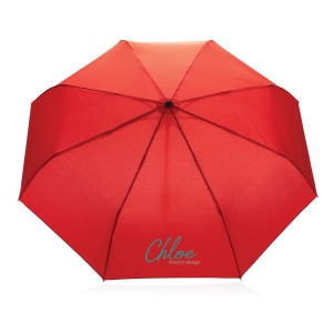 Parapluie 21" automatique rPET 190T et bambou Impact AWARE™ 41