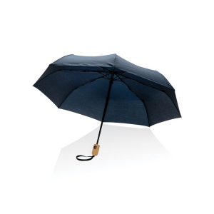 Parapluie 21" automatique rPET 190T et bambou Impact AWARE™ 42