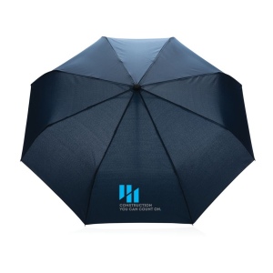 Parapluie 21" automatique rPET 190T et bambou Impact AWARE™ 49