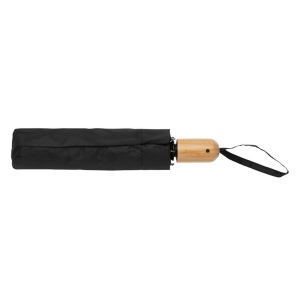 Parapluie 21" automatique rPET 190T et bambou Impact AWARE™ 12