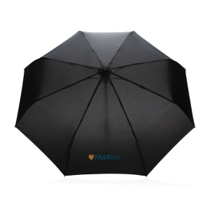 Parapluie 21" automatique rPET 190T et bambou Impact AWARE™ 14