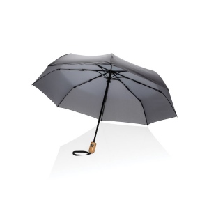 Parapluie 21" automatique rPET 190T et bambou Impact AWARE™ 15
